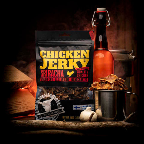 Chicken Jerky Sriracha 100g