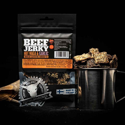Beef Jerky Hot Naga Garlic 40g