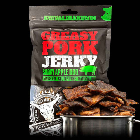 Greasy Pork Jerky Smoky Apple BBQ 150 g